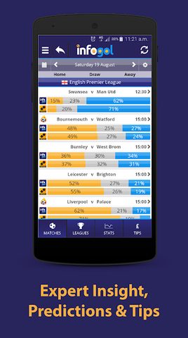 Screenshot 2: Infogol – Football Scores & Betting Tips