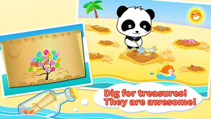 Screenshot 3: Baby Panda’s Treasure Island