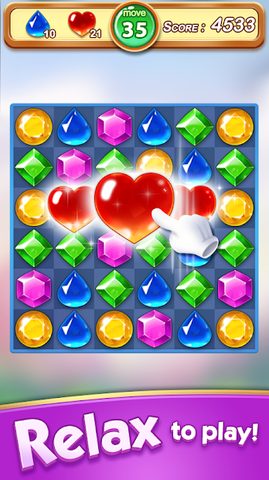 Screenshot 1: Jewel & Gem Blast - Match 3 Puzzle Game