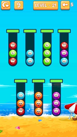 Screenshot 4: Emoji Sort: Color Puzzle Game