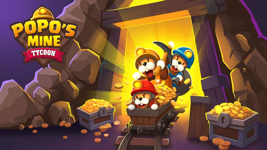 Screenshot 3: Popo Mine: Idle Mineral Tycoon
