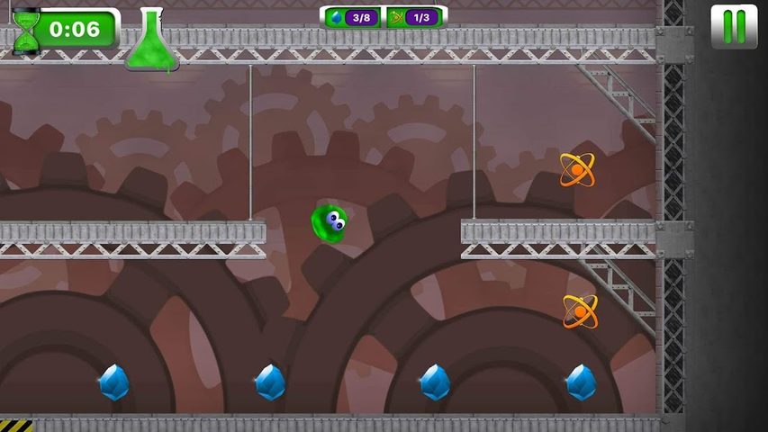 Screenshot 1: Lab Chaos - Action packed platforming speedrun