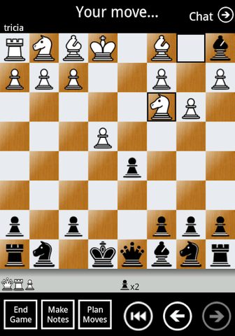 Screenshot 1: Chess By Post