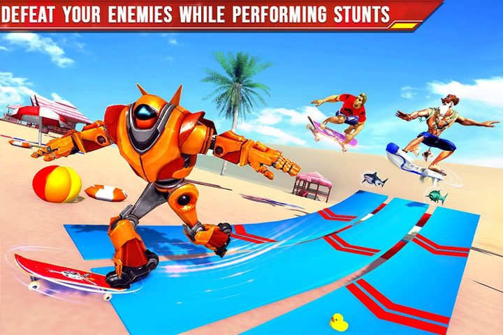 Screenshot 8: Flying Skateboard Robot Car