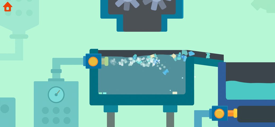 Screenshot 5: Dinosaur Garbage Truck Games 4+