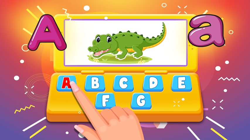 Screenshot 3: Kids Computer – Alphabet, Numbers, Colors, Shapes.