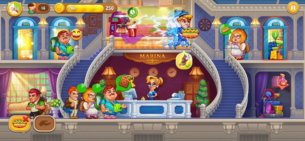 Screenshot 2: Dream Hotel: Hotel Manager Sim