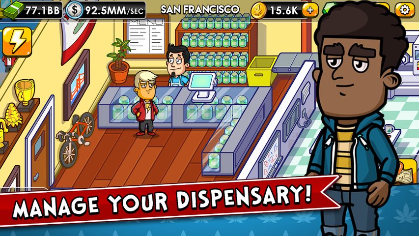 Screenshot 3: Weed Inc: Idle Tycoon
