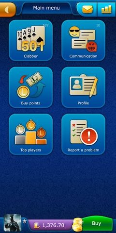 Screenshot 1: Clabber LiveGames online