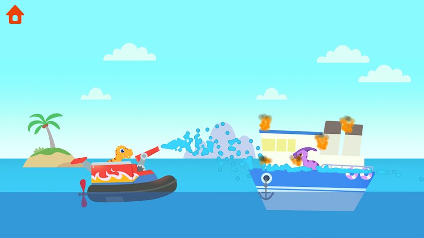 Screenshot 8: Dinosaur Patrol Boat: for kids