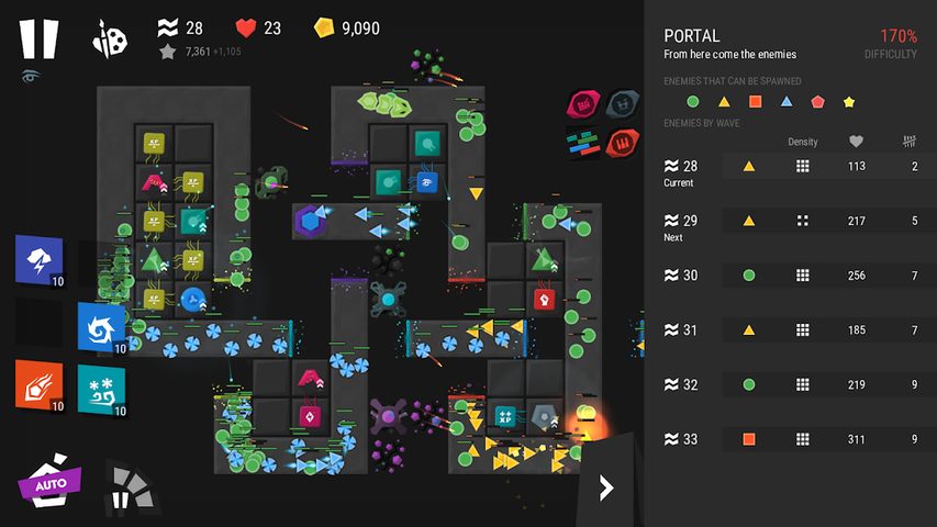 Screenshot 7: Infinitode 2 - Tower Defense