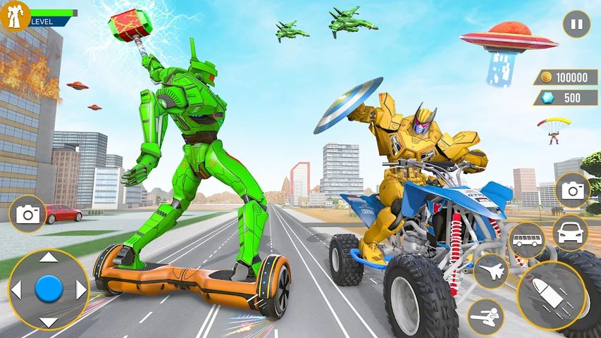 Screenshot 17: Army Bus Robot Car Game 3d