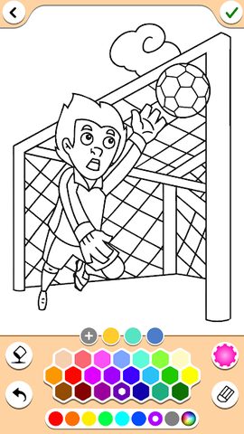 Screenshot 11: Football coloring book game