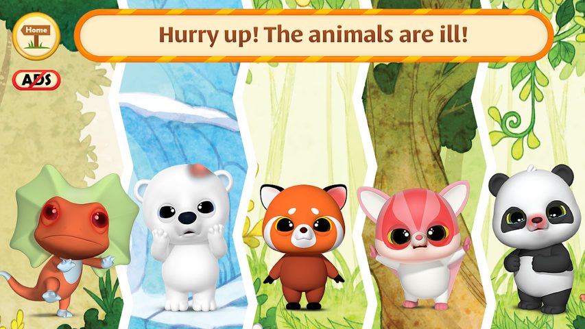 Screenshot 1: YooHoo: Animal Doctor Games!