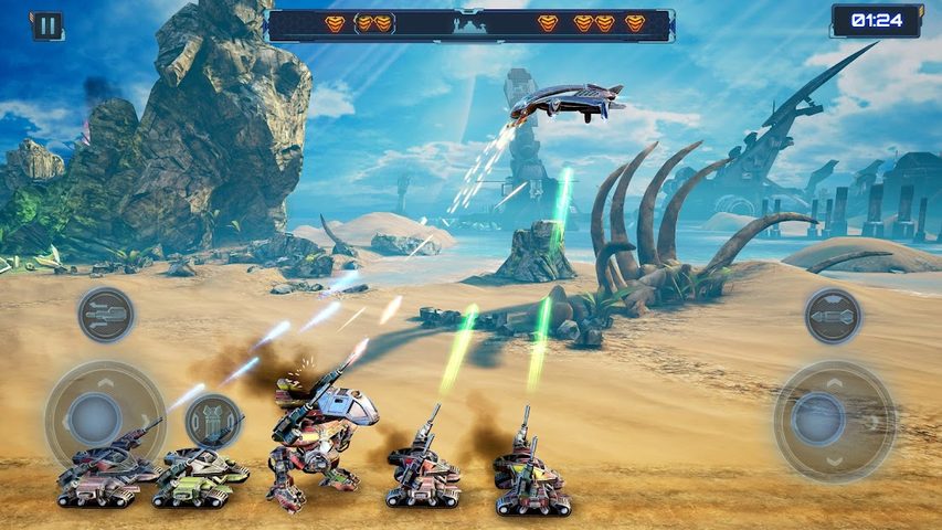 Screenshot 3: Red Siren: Robot and Mecha War
