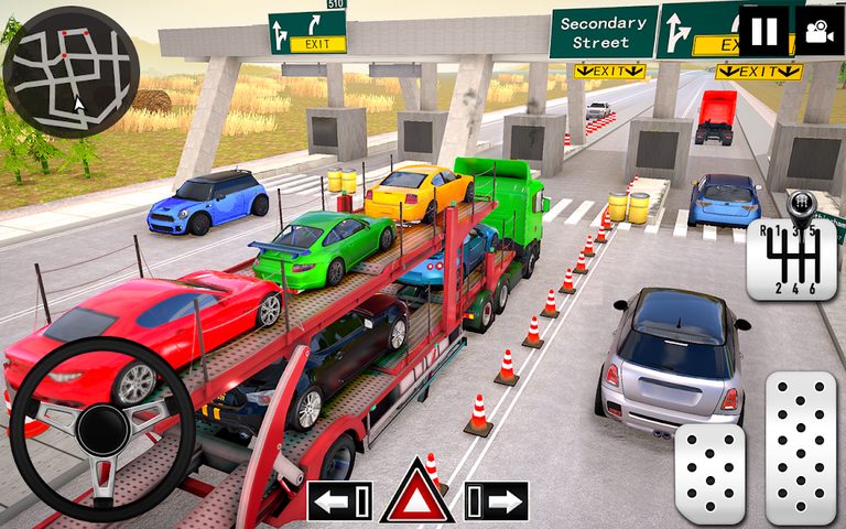 Screenshot 4: Car Transporter Truck Games 3D