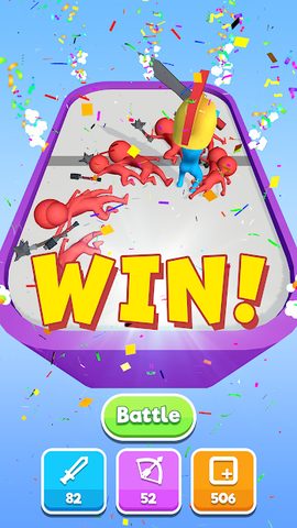 Screenshot 1: Merge Battle 3D