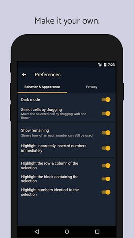 Screenshot 3: Friendly Sudoku - Free Puzzle Game, No Ads