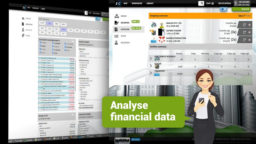 Screenshot 4: Sim Companies