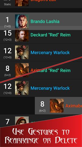 Screenshot 4: Initiative Tracker for D&D