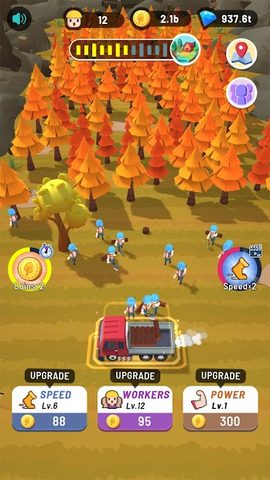 Screenshot 1: Idle Lumber