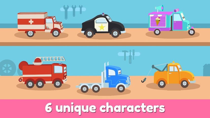 Screenshot 2: Car City Heroes: Rescue Trucks