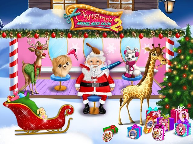Screenshot 10: Christmas Animal Hair Salon 2