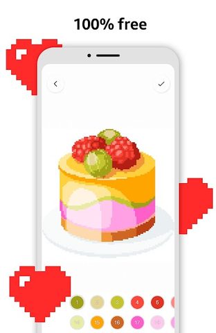 Screenshot 4: Color By Number: Pixel Art Paint By Number Book