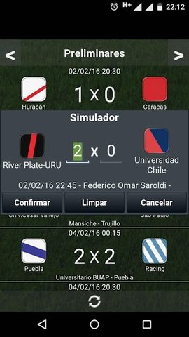 Screenshot 3: Tabla Liga Argentina