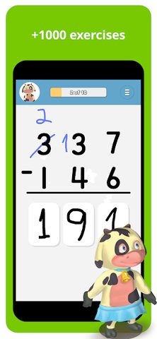 Screenshot 3: Math Class: Learn Add, Subtract, Multiply & Divide