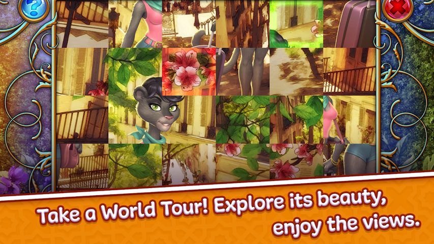 Screenshot 1: Travel Mosaics: A Paris Tour