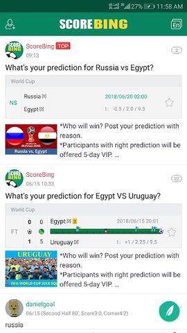 Screenshot 7: ScoreBing: Football Predictions, Bet Tips & Scores