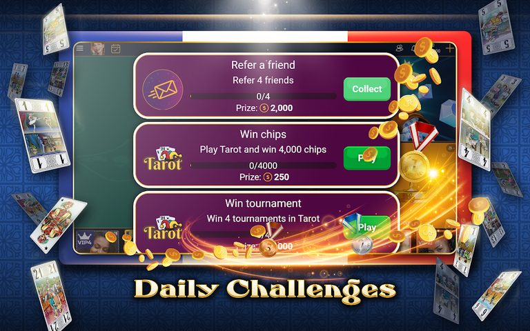 Screenshot 20: VIP Tarot - French Tarot Online Card Game