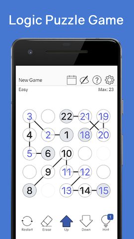 Screenshot 1: Number Chain - Logic Puzzle