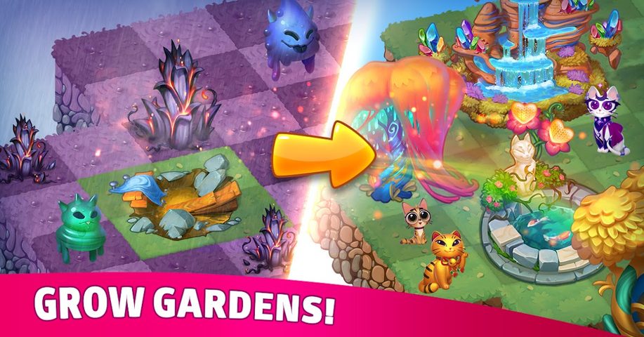 Screenshot 2: Merge Cats: Magic games