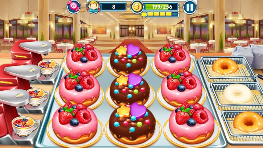 Screenshot 2: Cooking World Crazy Diner Mama