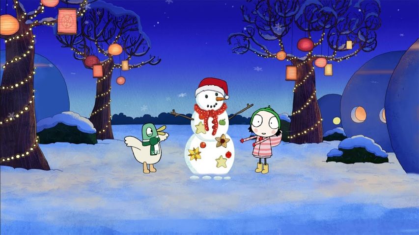 Screenshot 6: Sarah & Duck: Build a Snowman