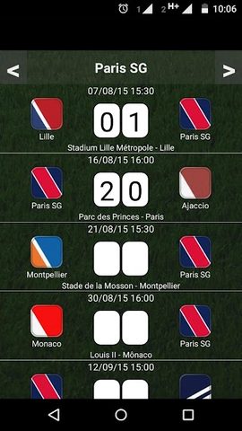 Screenshot 3: Table French League 21/22