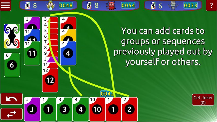 Screenshot 2: Classic Rummy card game