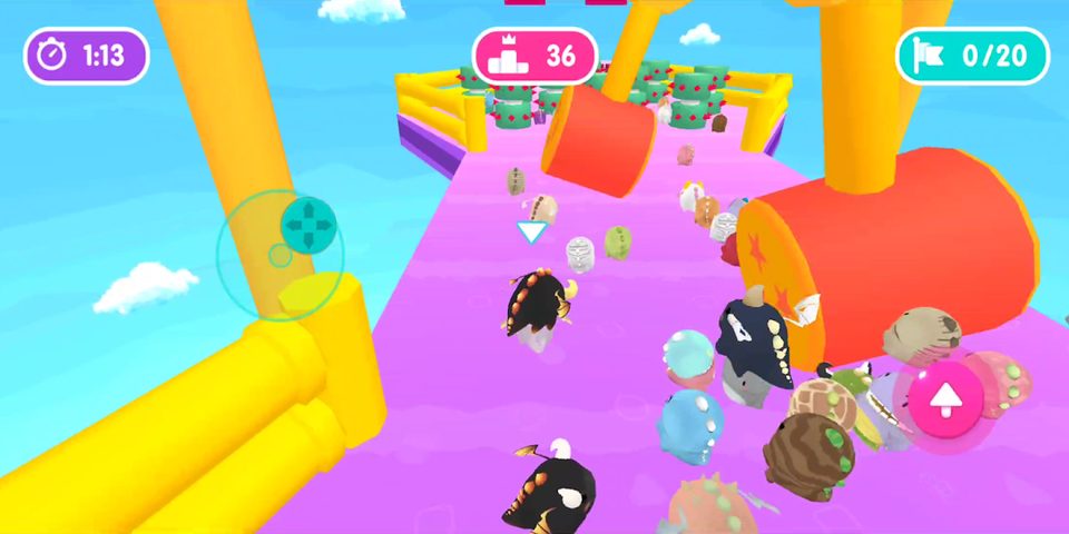 Screenshot 5: Fall.io - Race of Dino