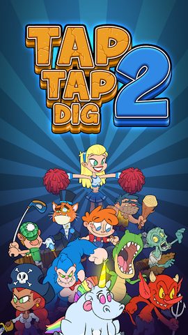 Screenshot 1: Tap Tap Dig 2: Idle Mine Sim