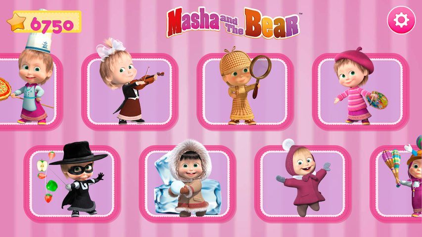 Screenshot 17: Masha and the Bear. Games & Activities
