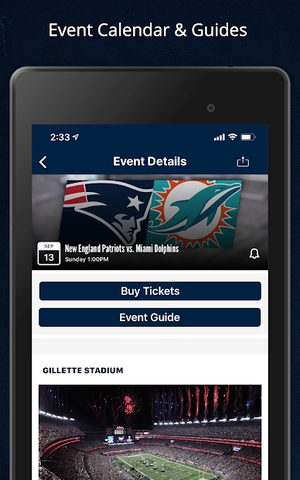 Screenshot 7: Gillette Stadium