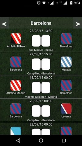 Screenshot 3: Table Spanish League 21/22