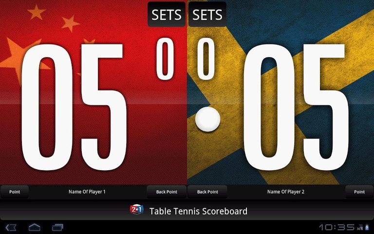 Screenshot 5: Table Tennis Scoreboard