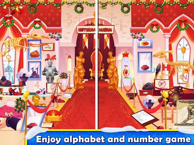 Screenshot 14: Christmas Hidden Objects : Alphabets & Numbers