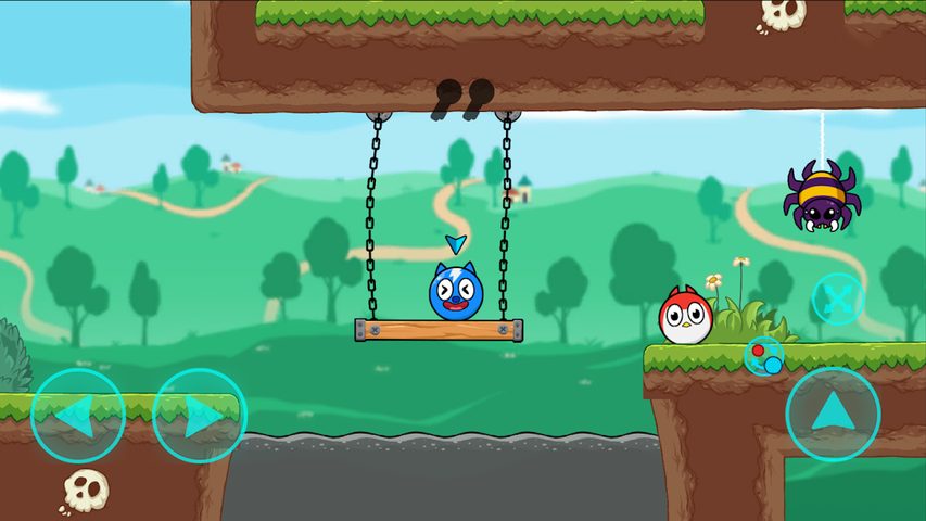 Screenshot 4: Red and Blue Ball : The Forest