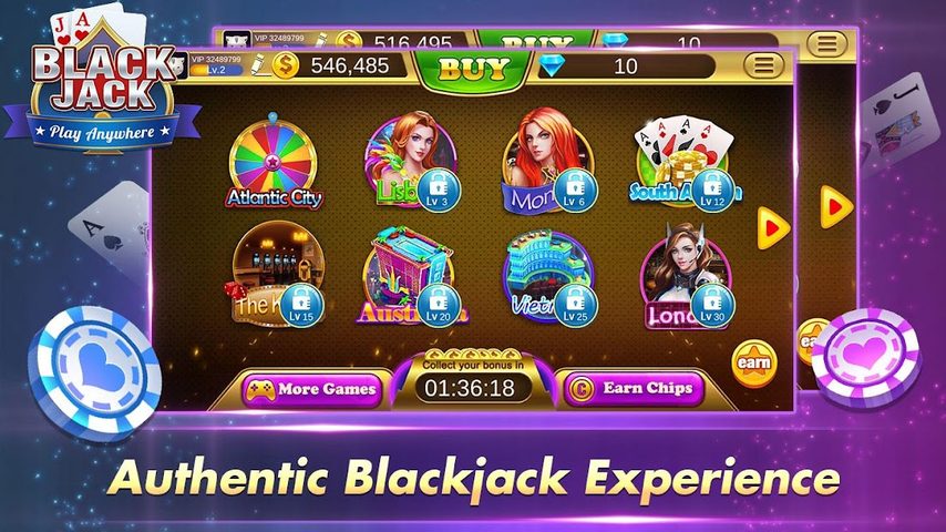Screenshot 15: Blackjack 21 Free - Casino Black Jack Trainer Game
