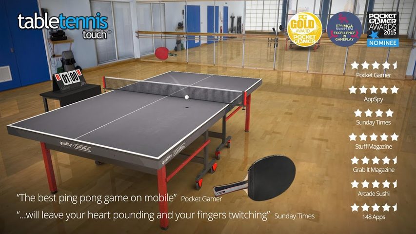 Screenshot 1: Table Tennis Touch