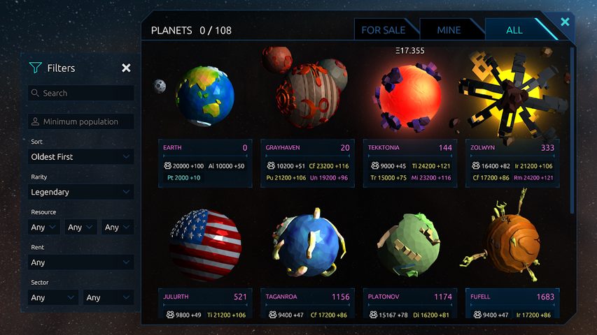 Screenshot 2: 0xUniverse: Conquer the blockc
